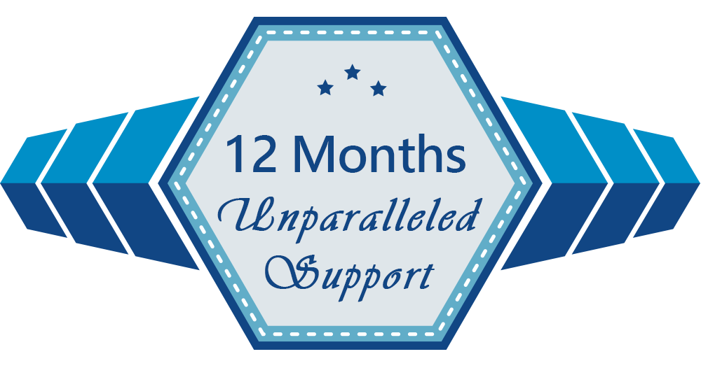 12 Months Unparalleled Support