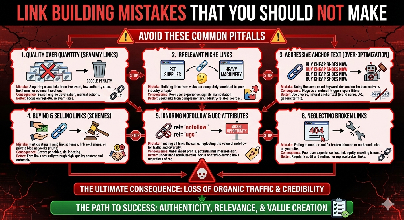 Link Building Mistakes That You Should Not Make