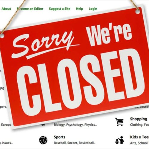 DMOZ was closed on 14th March, 2017